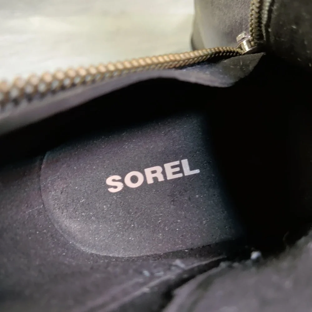 Sorel Womens Joan of Arctic II Wedge Boots Womens Size 7.5 Waterproof Gray Boho